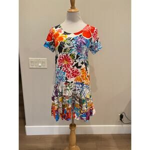 Jams World Hattie Dress Epiphany Print  S/S Size Small